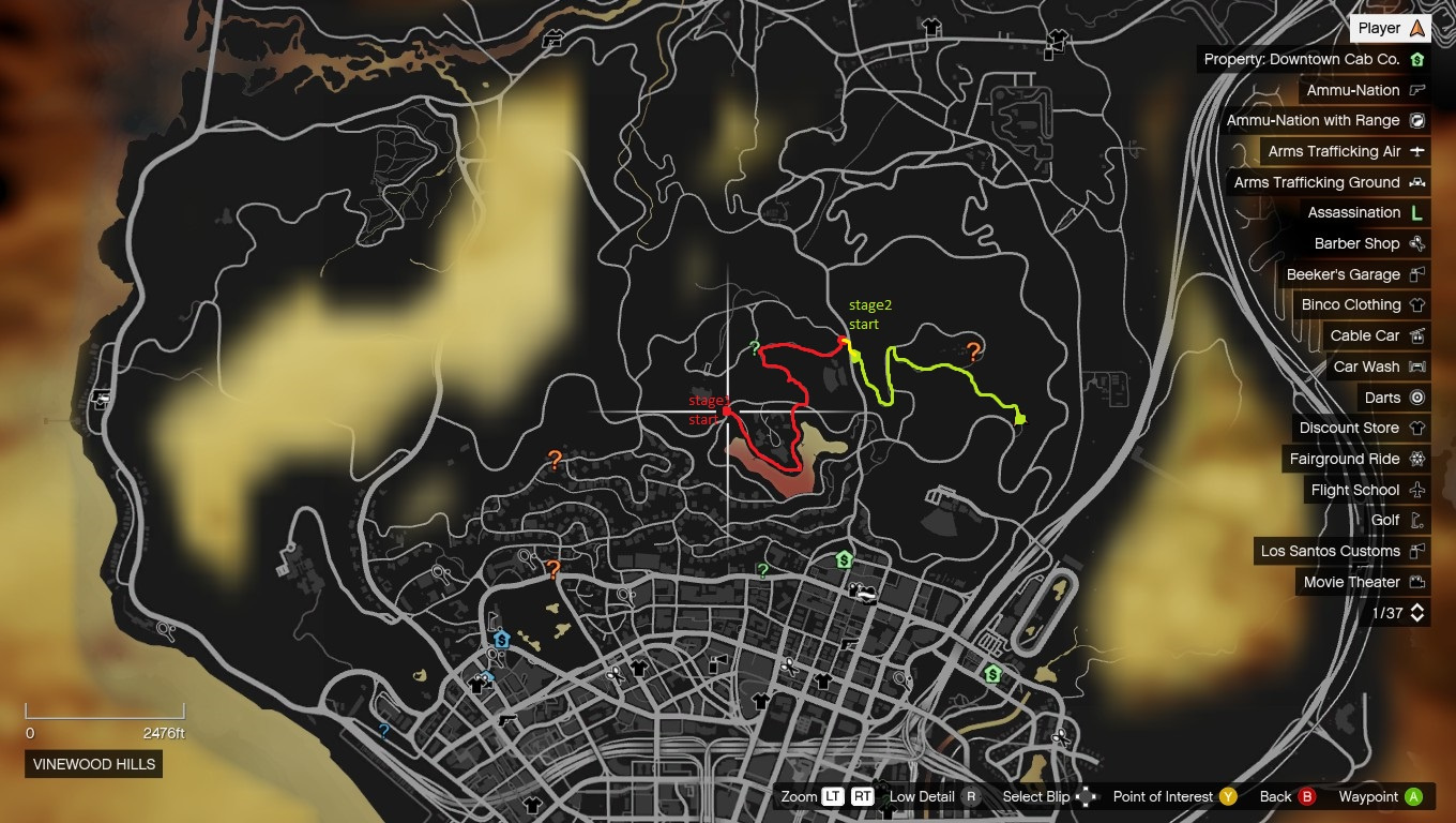 Vinewood Hill Rally Map Add On Gta 5 Mods